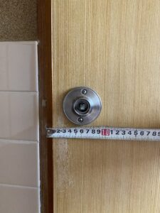 高齢者見守り点検：ドアノブ交換