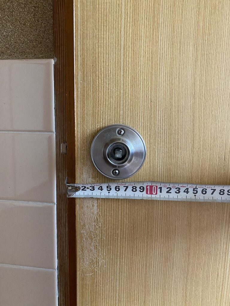 高齢者見守り点検:ドアノブ交換